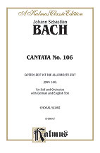 Cantata No. 106 SATB Miscellaneous cover